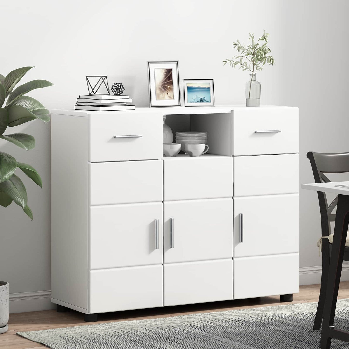 Holzschrank Weiß Holzwerkstoff