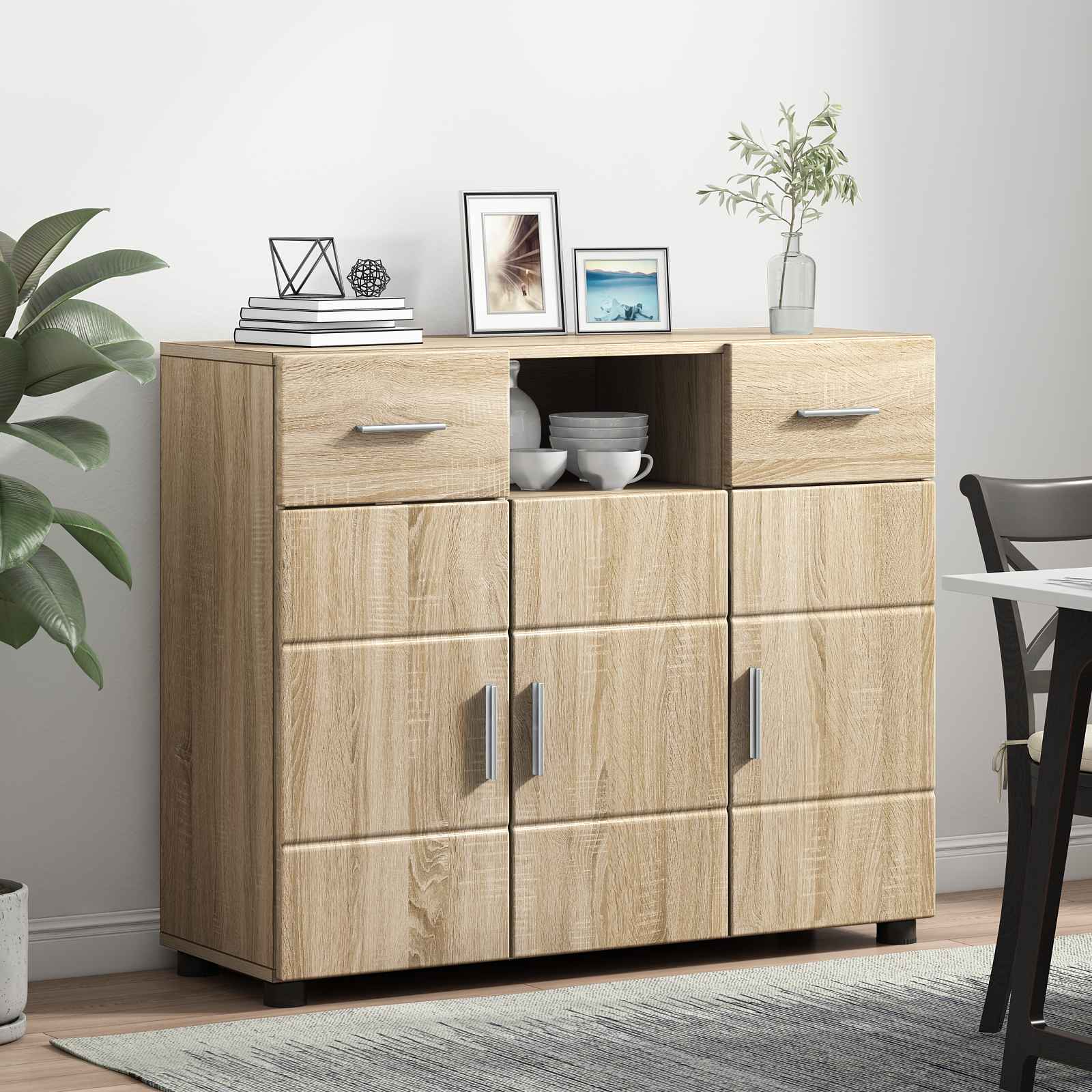 Holzschrank Sonoma-Eiche Holzwerkstoff