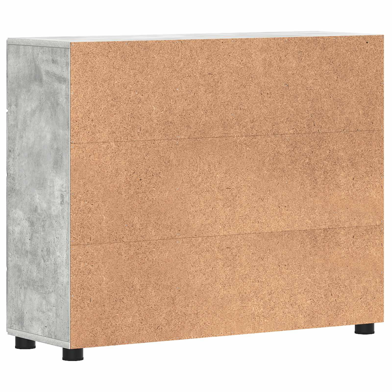 Holzschrank Beton Grau Holzwerkstoff