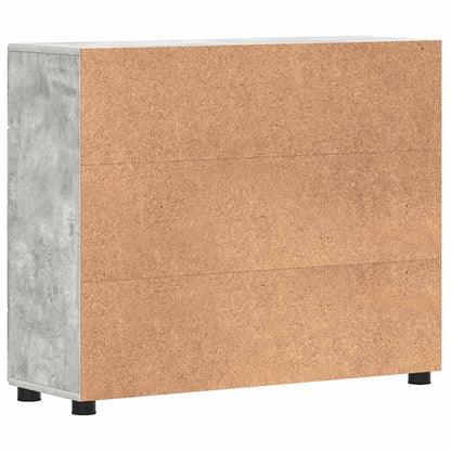 Holzschrank Beton Grau Holzwerkstoff