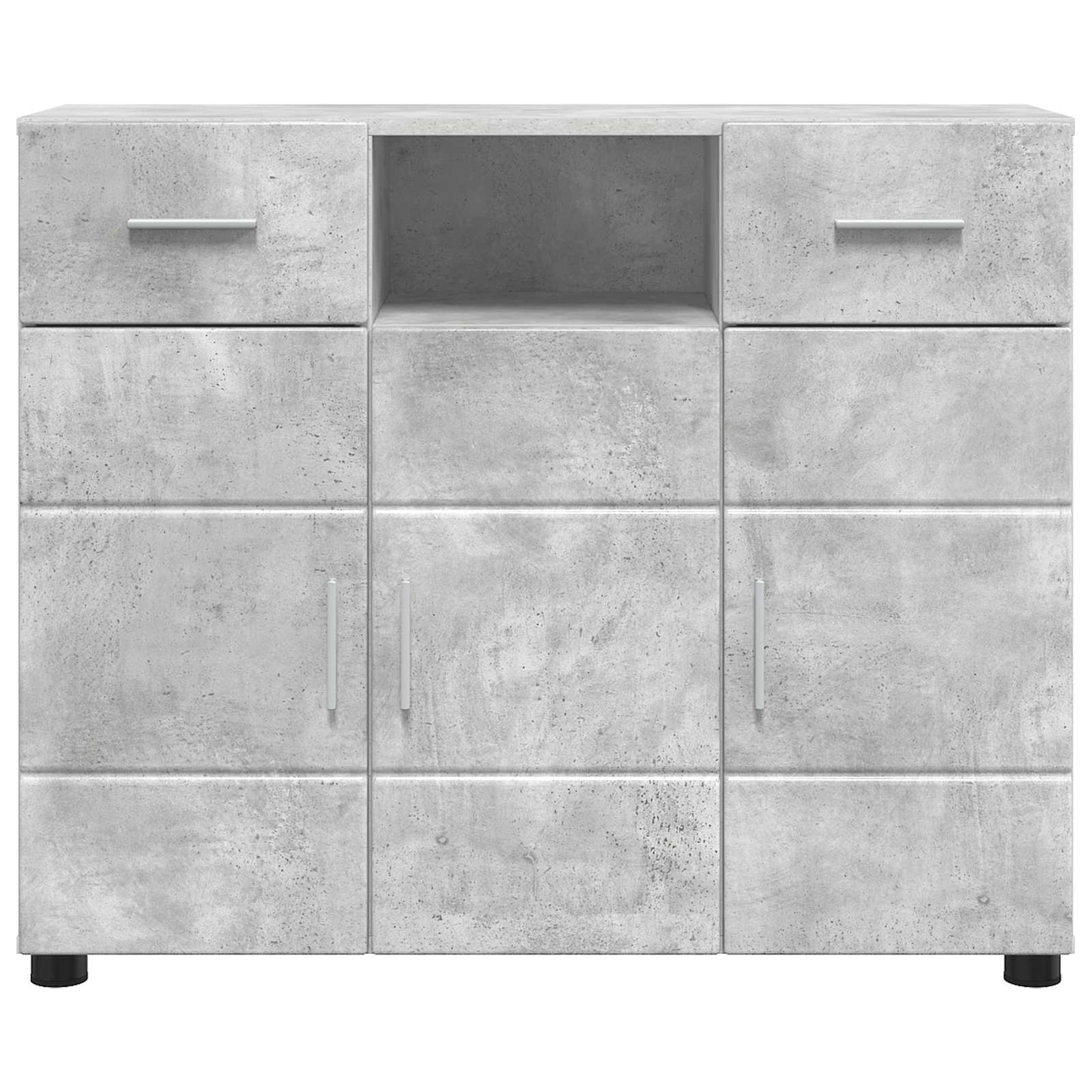 Holzschrank Beton Grau Holzwerkstoff