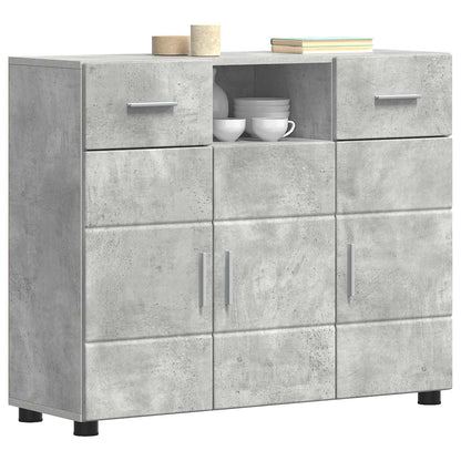 Holzschrank Beton Grau Holzwerkstoff