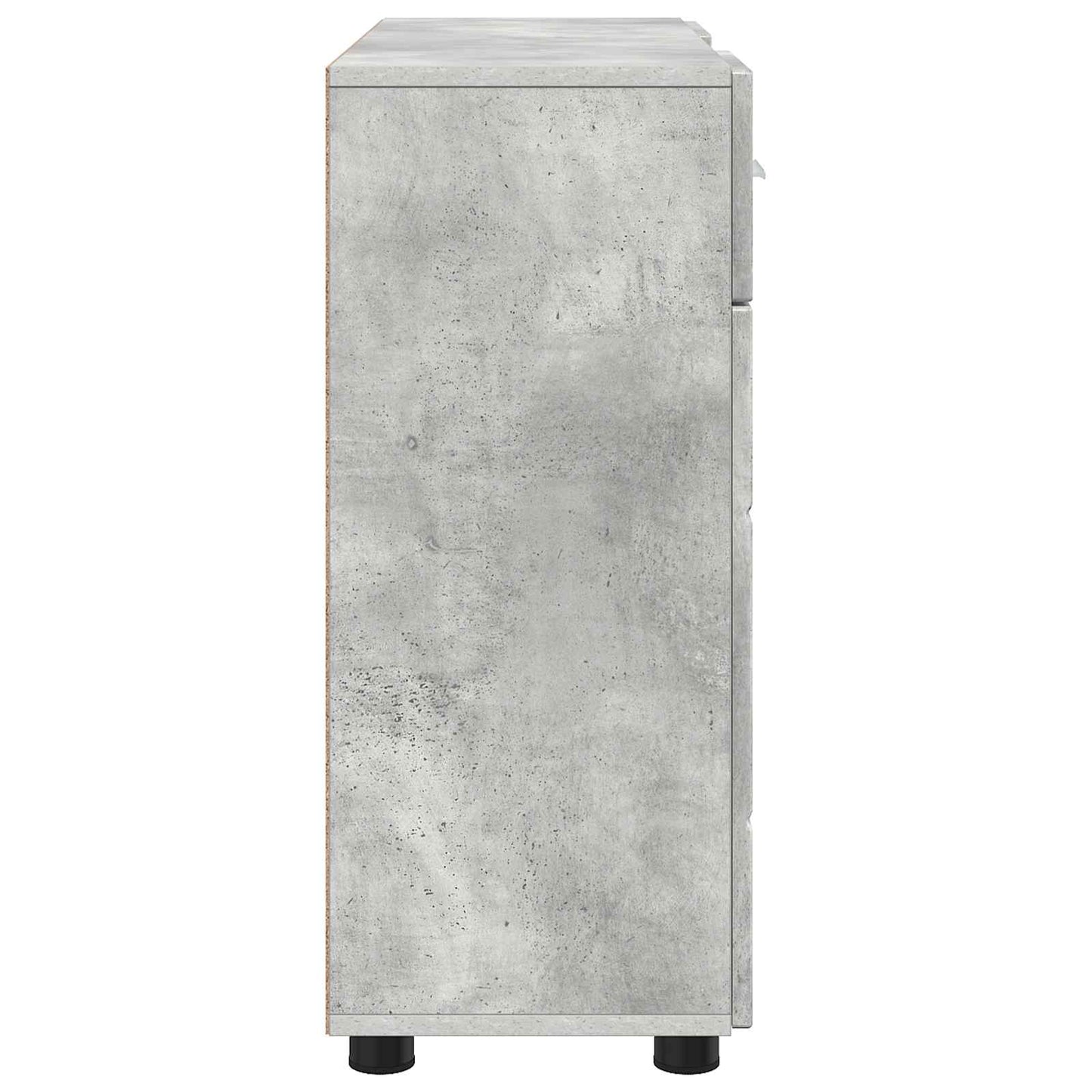 Holzschrank Beton Grau Holzwerkstoff