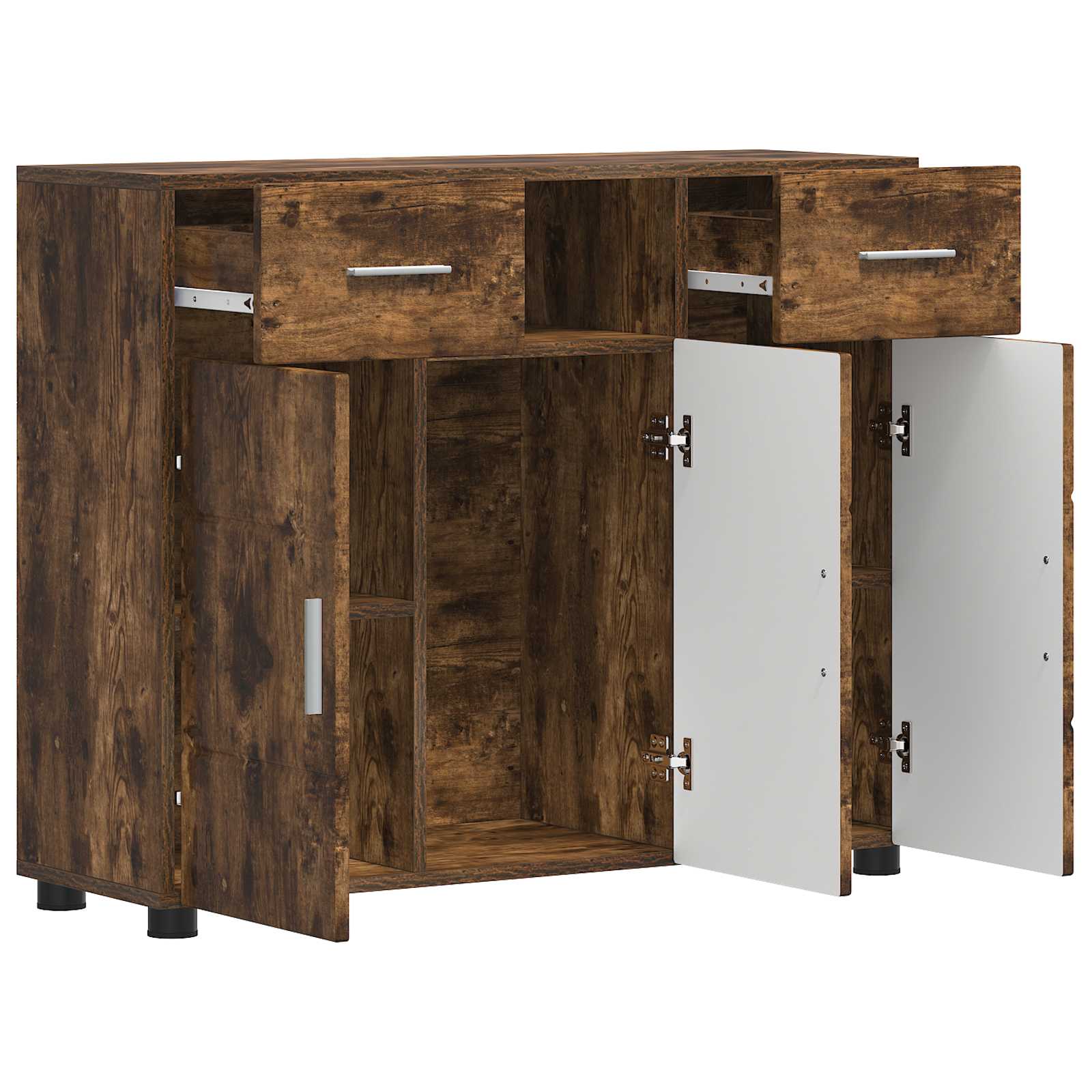Holzschrank Geräucherte Eiche Holzwerkstoff