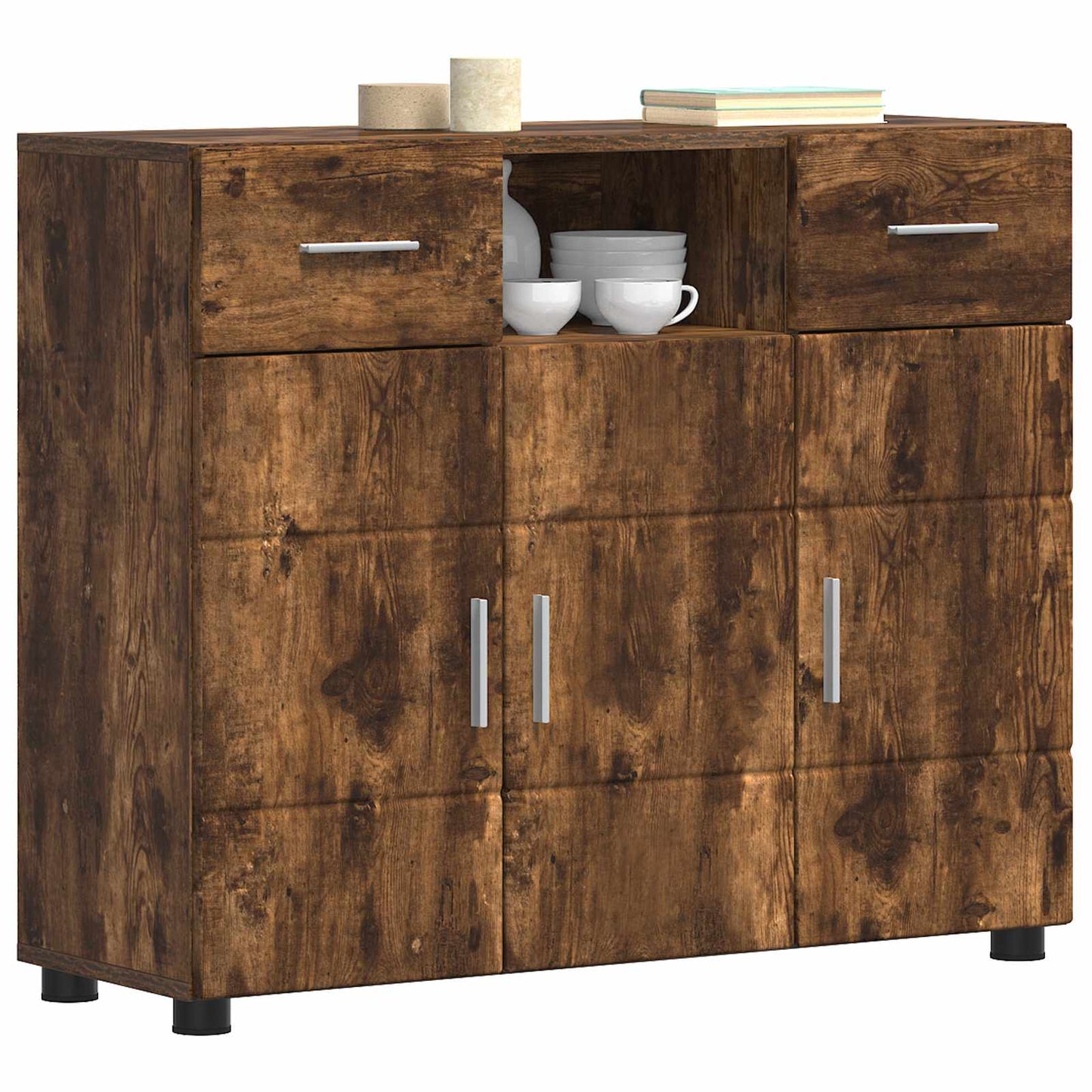 Holzschrank Geräucherte Eiche Holzwerkstoff