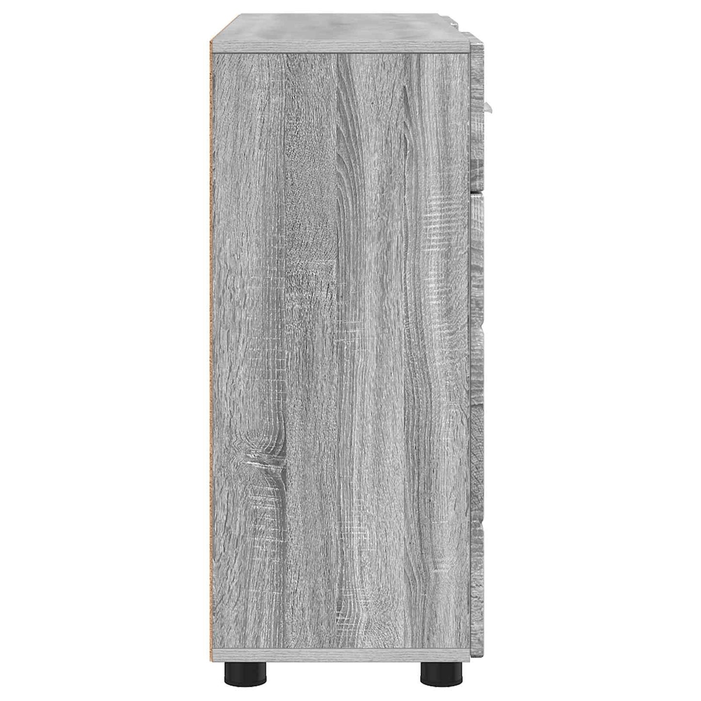 Holzschrank Graues Sonoma Holzwerkstoff