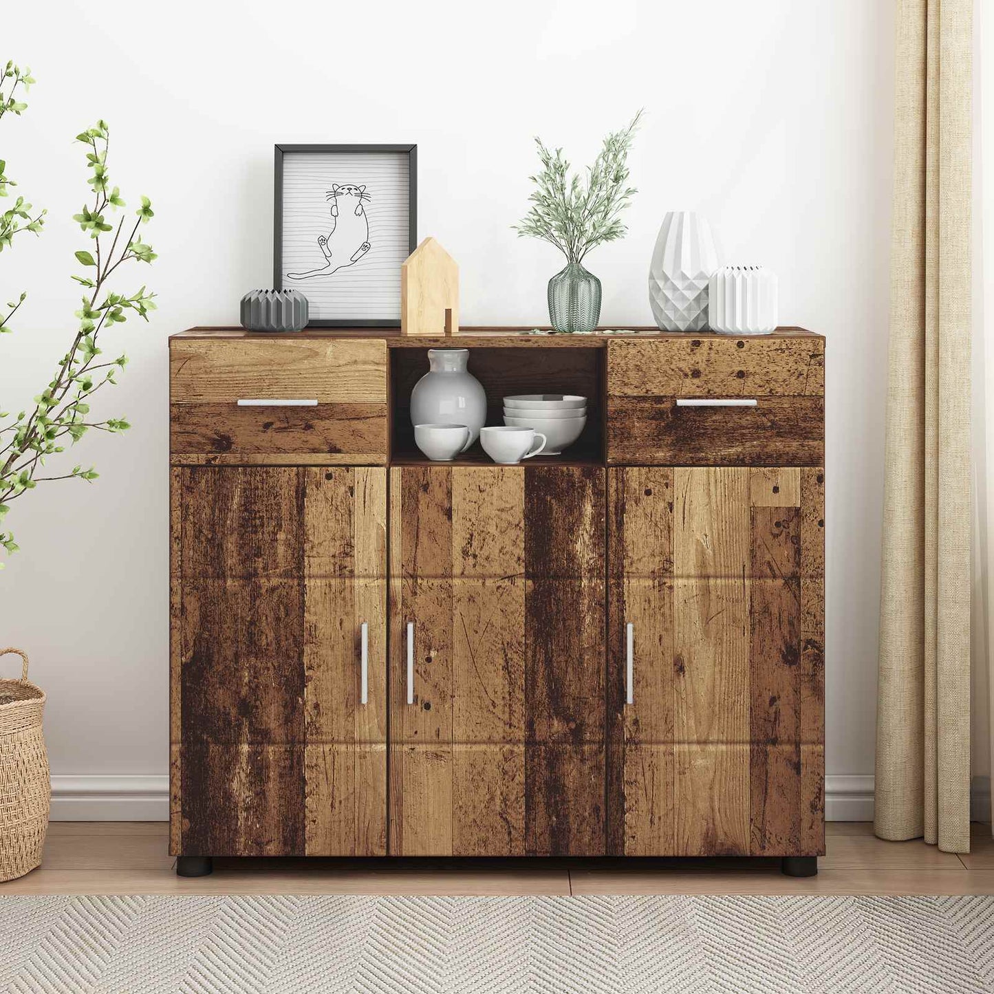 Holzschrank Altholz Holzwerkstoff