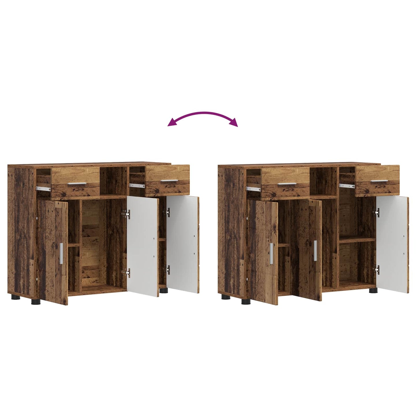 Holzschrank Altholz Holzwerkstoff
