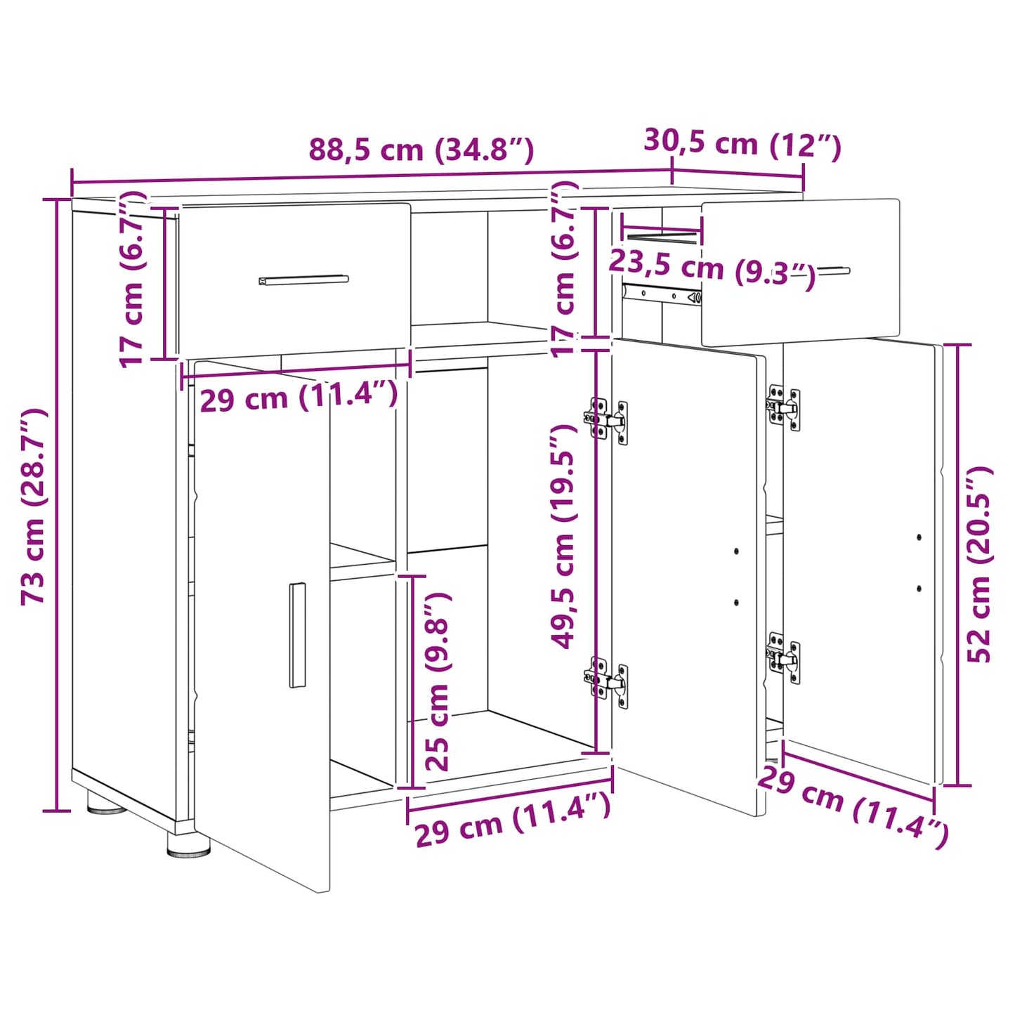 Holzschrank Altholz Holzwerkstoff