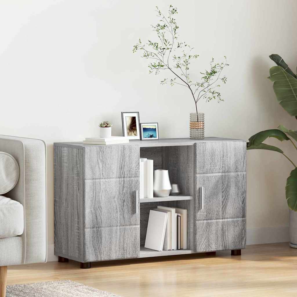 Sideboard FLORIN 88,5 x 30,5 x 55,5 cm Graues Sonoma