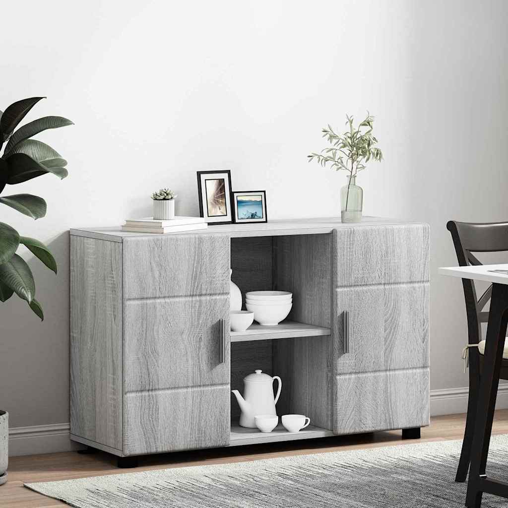 Sideboard FLORIN 88,5 x 30,5 x 55,5 cm Graues Sonoma