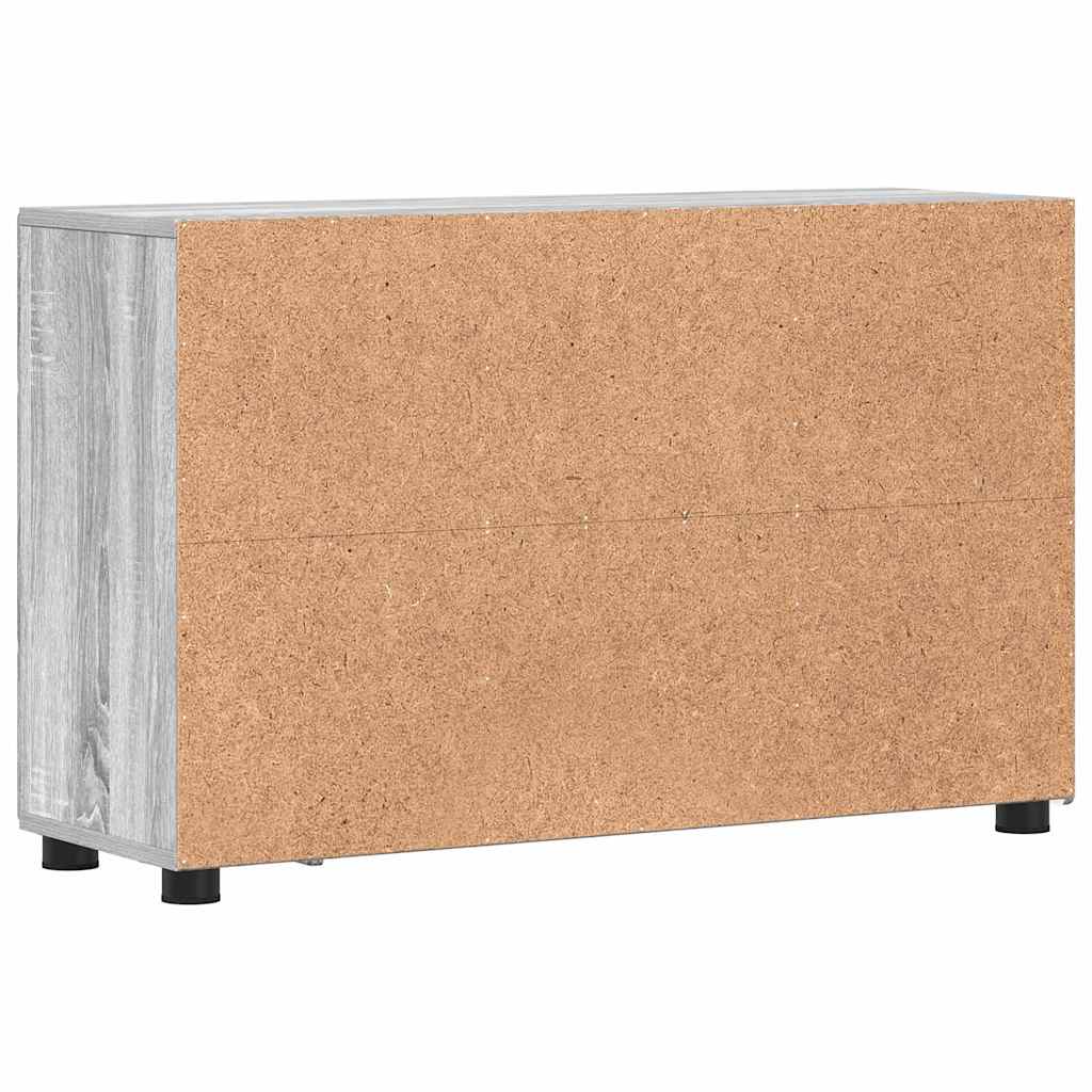 Sideboard FLORIN 88,5 x 30,5 x 55,5 cm Graues Sonoma