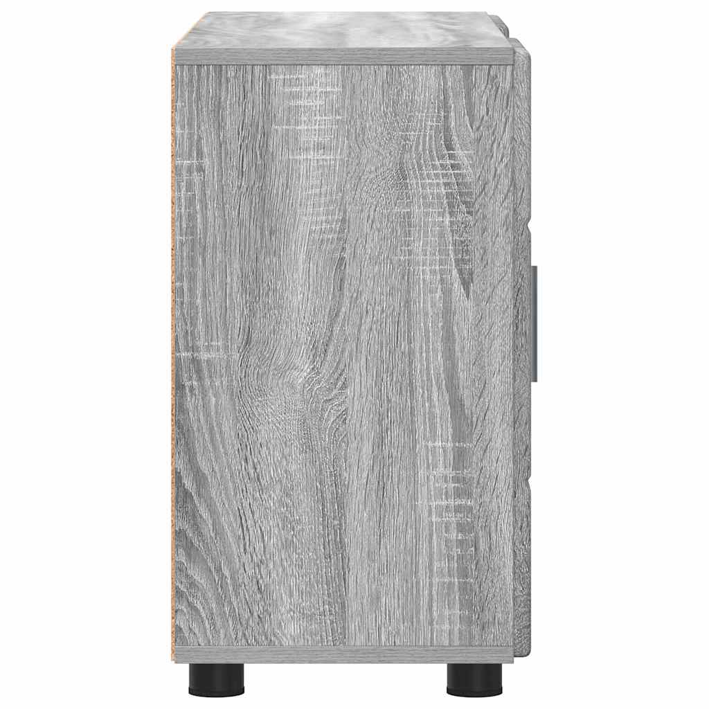 Sideboard FLORIN 88,5 x 30,5 x 55,5 cm Graues Sonoma