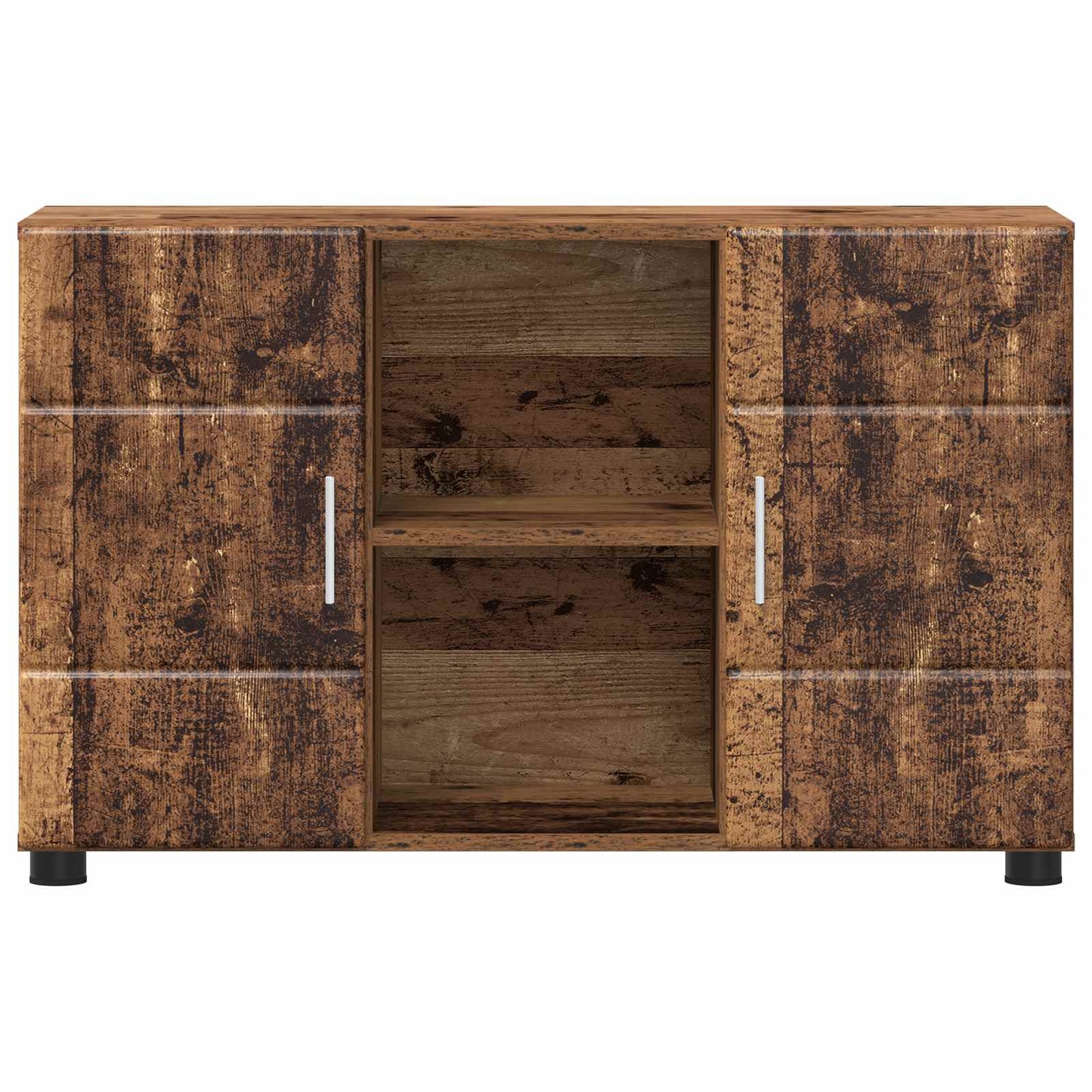 Sideboard FLORIN 88,5 x 30,5 x 55,5 cm Altholz Holzwerkstoff