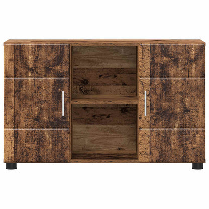 Sideboard FLORIN 88,5 x 30,5 x 55,5 cm Altholz Holzwerkstoff