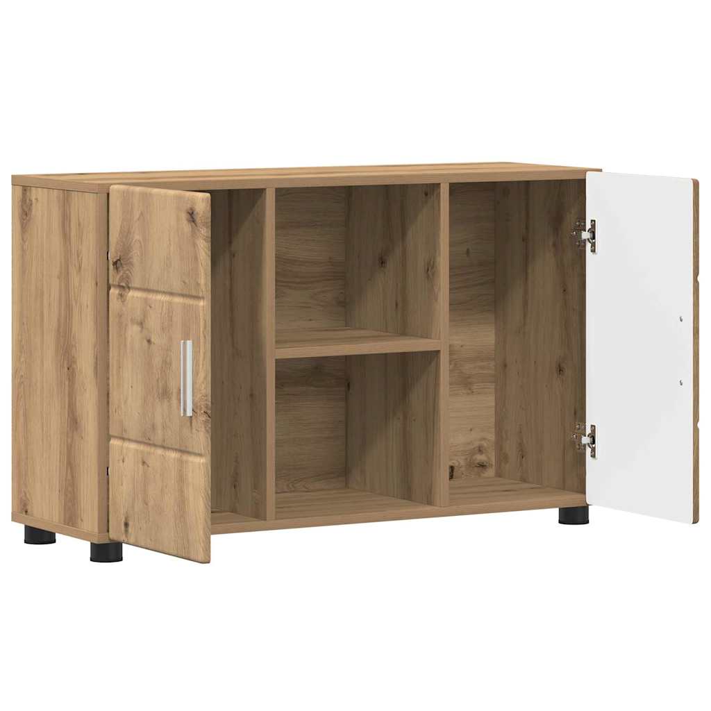 Sideboard FLORIN 88,5 x 30,5 x 55,5 cm Artisan-Eiche