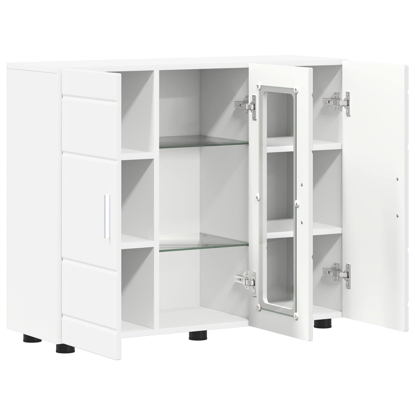 Holzschrank Weiß Holzwerkstoff
