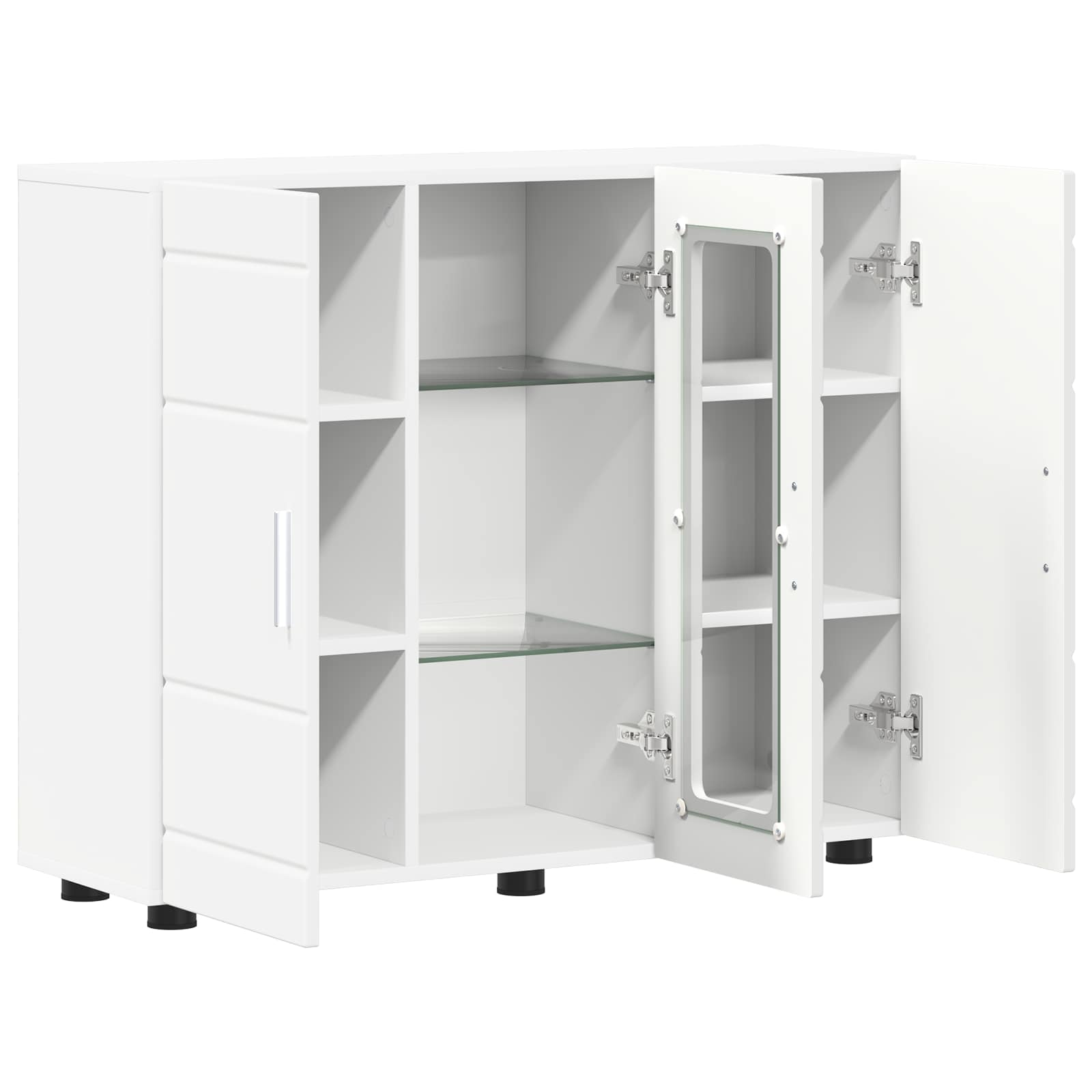Holzschrank Weiß Holzwerkstoff