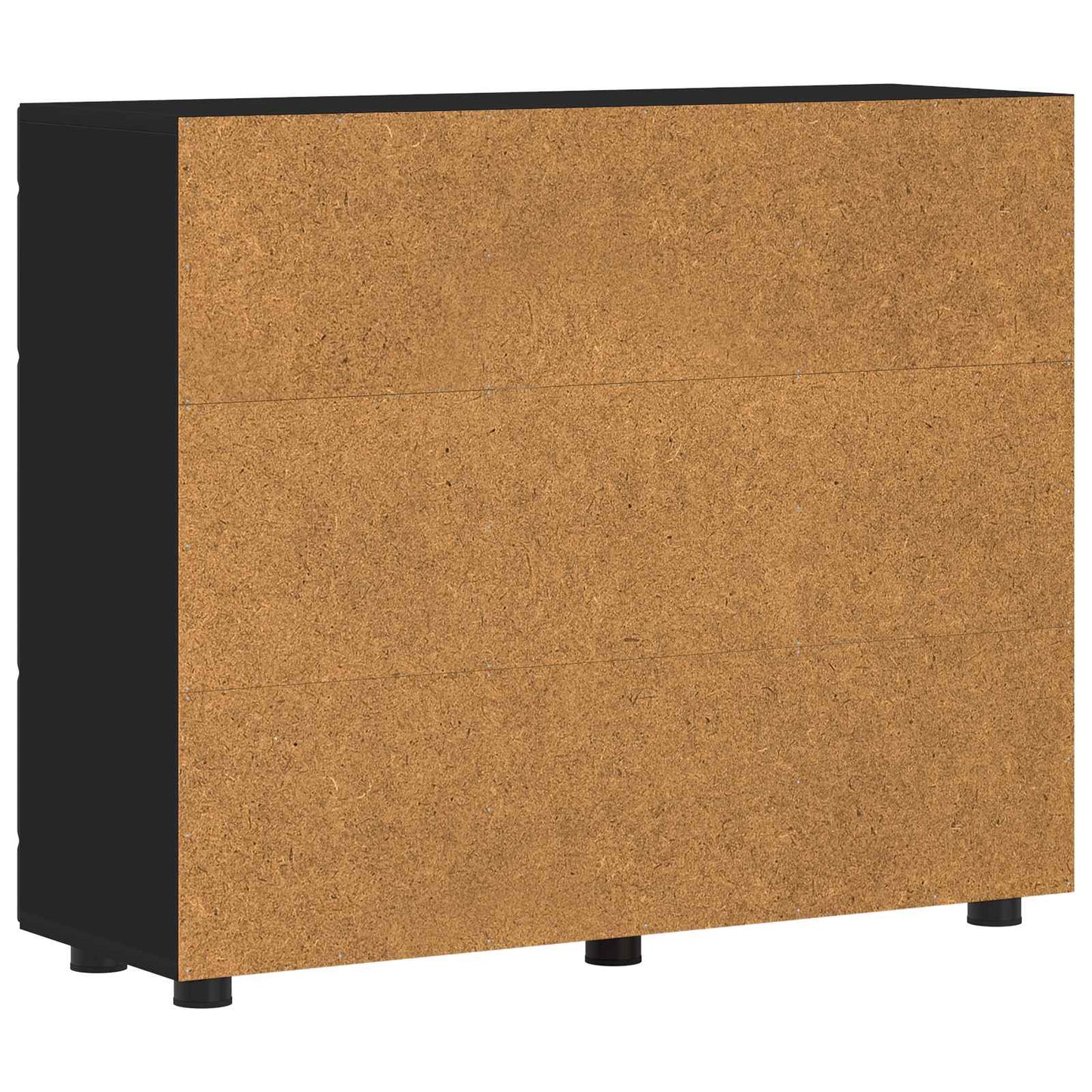 Holzschrank Schwarz Holzwerkstoff