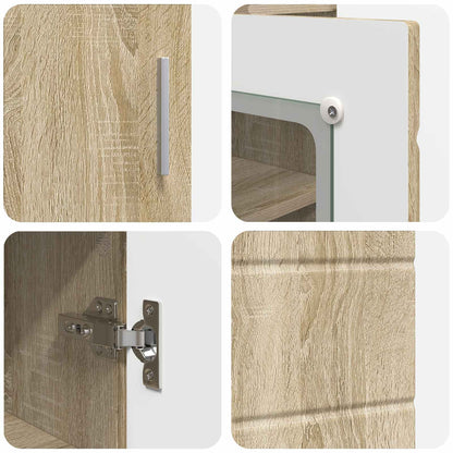 Holzschrank Sonoma-Eiche Holzwerkstoff