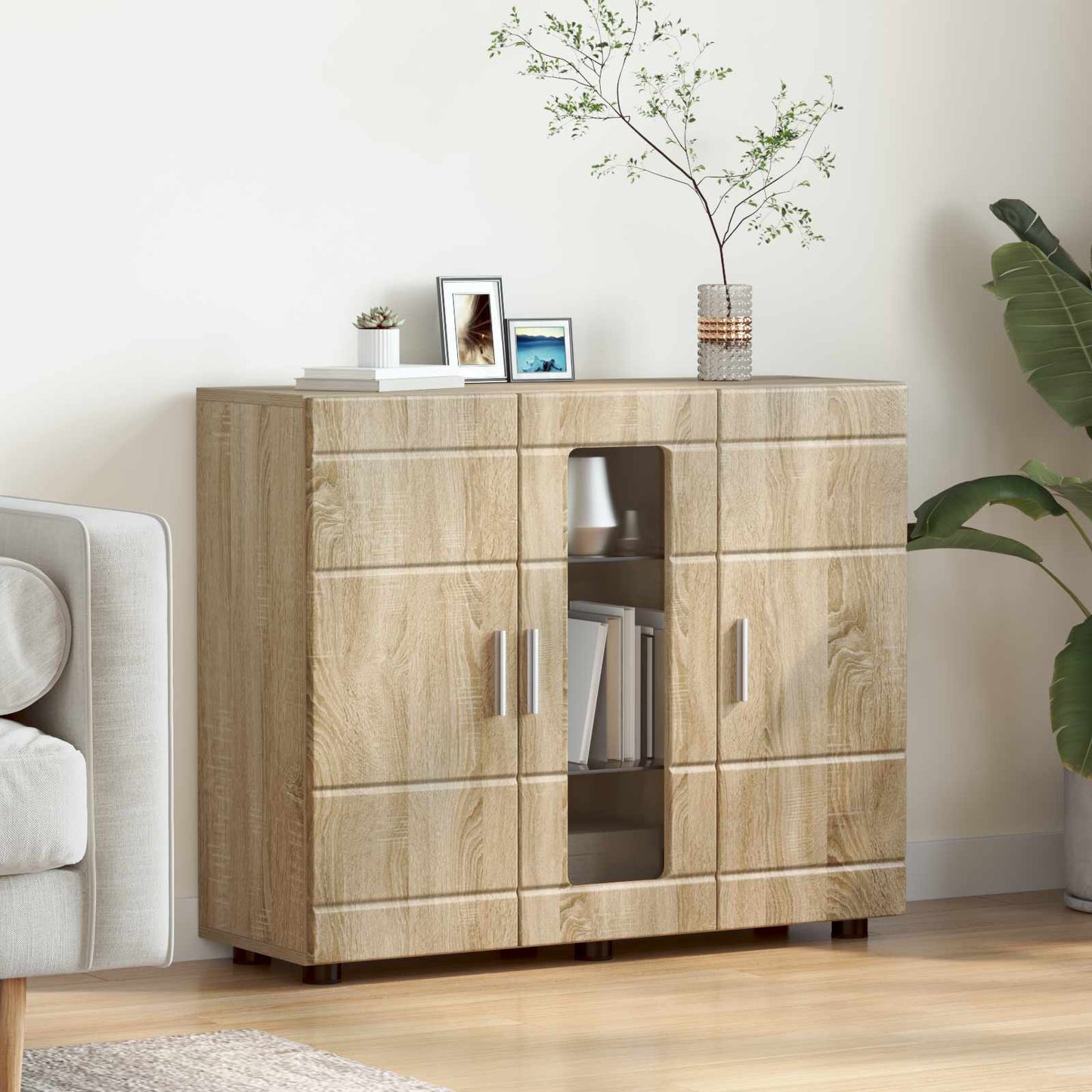 Holzschrank Sonoma-Eiche Holzwerkstoff