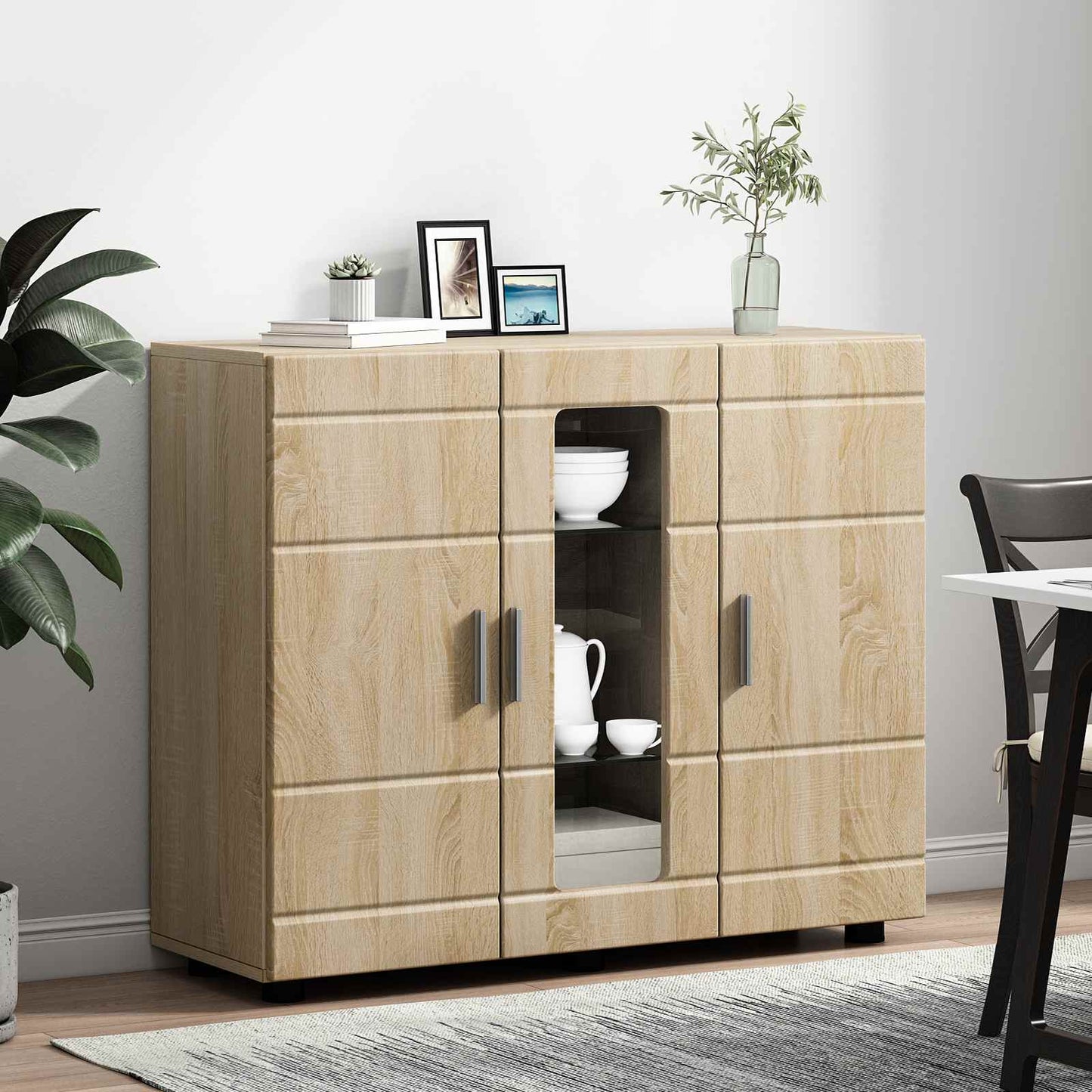 Holzschrank Sonoma-Eiche Holzwerkstoff