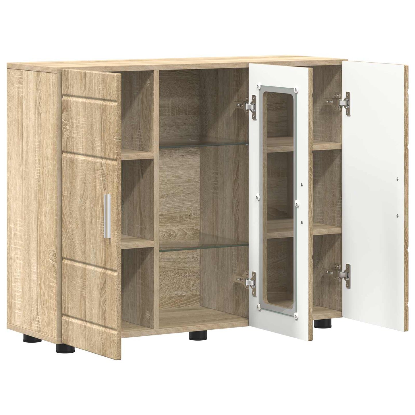 Holzschrank Sonoma-Eiche Holzwerkstoff