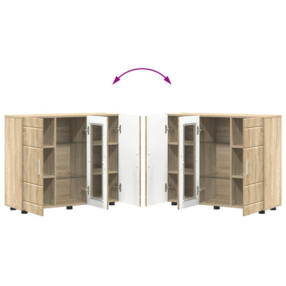 Holzschrank Sonoma-Eiche Holzwerkstoff