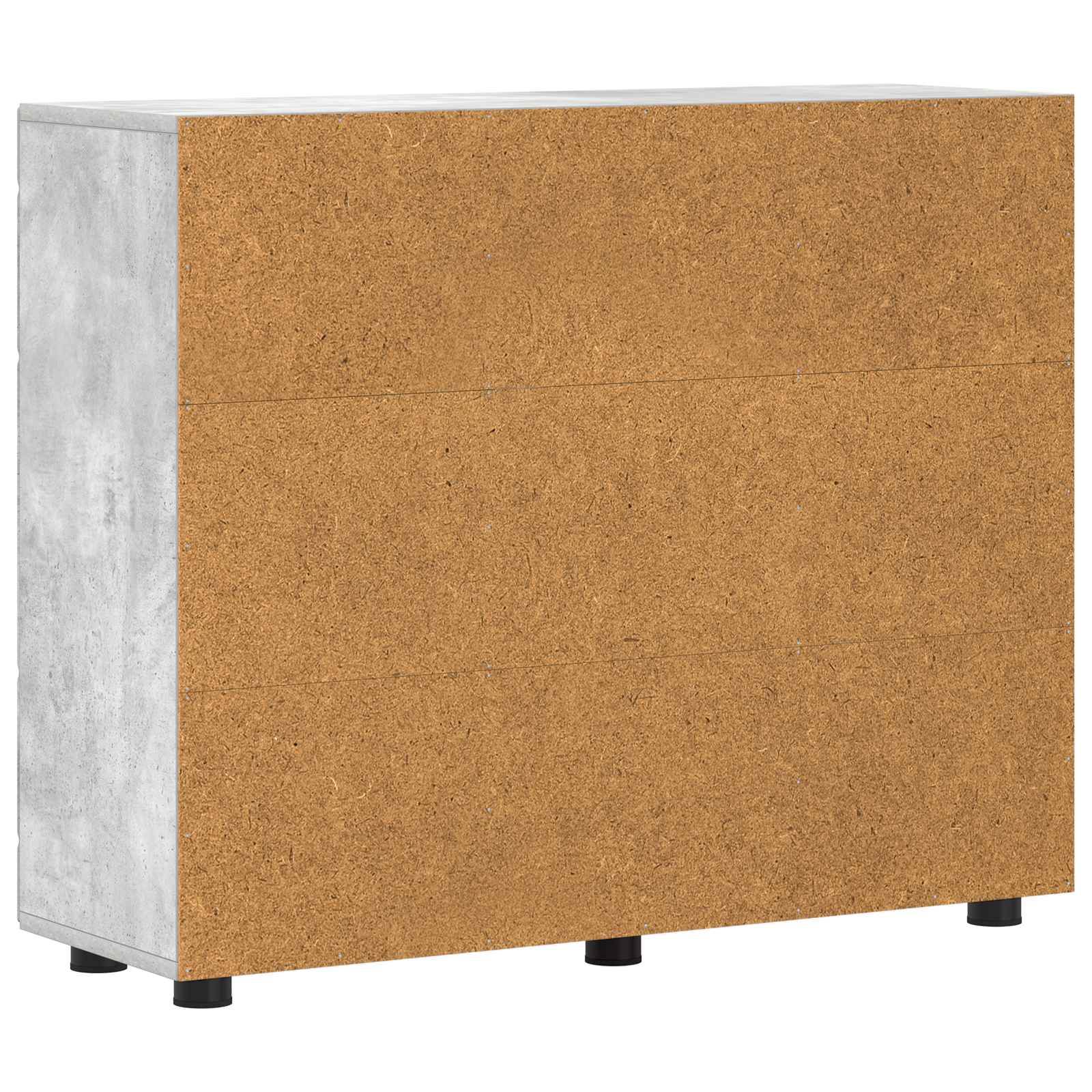Holzschrank Beton Grau Holzwerkstoff