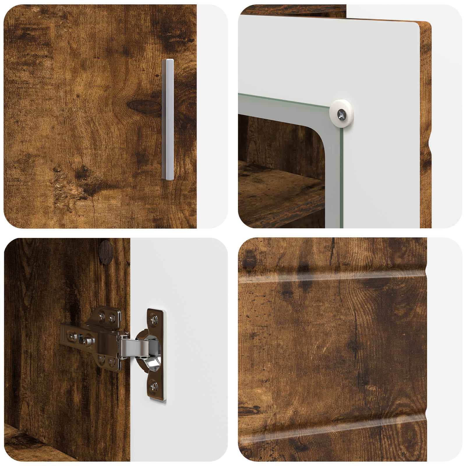 Holzschrank Geräucherte Eiche Holzwerkstoff