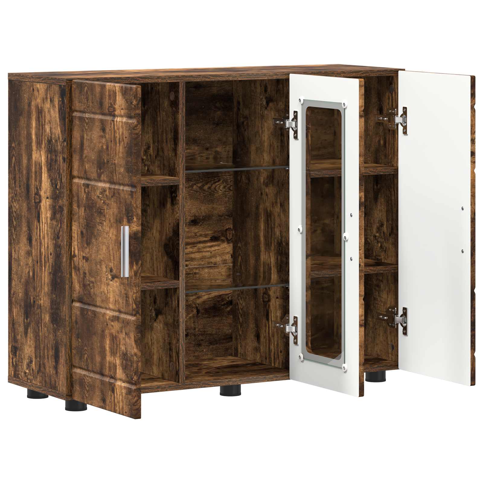 Holzschrank Geräucherte Eiche Holzwerkstoff
