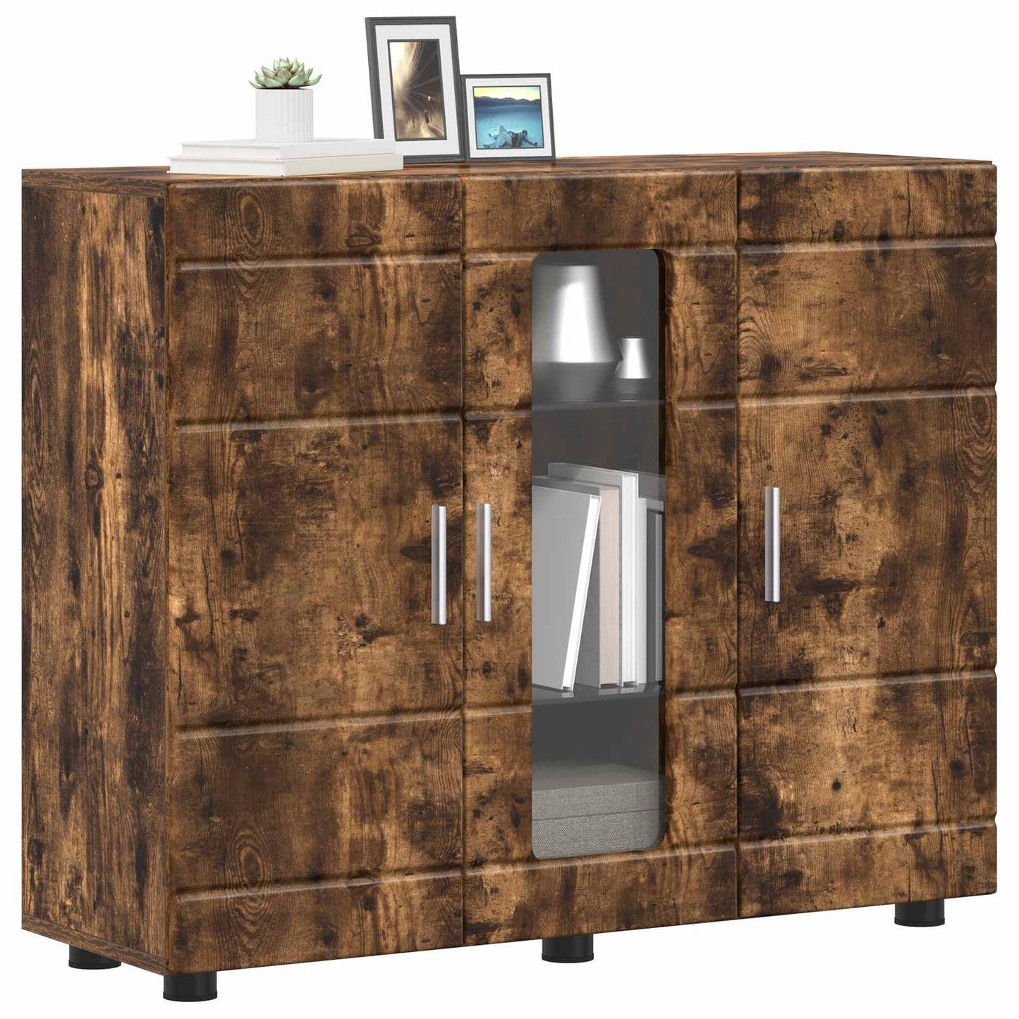 Holzschrank Geräucherte Eiche Holzwerkstoff