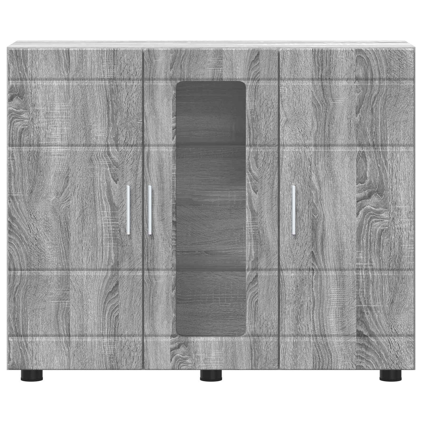 Holzschrank Graues Sonoma Holzwerkstoff