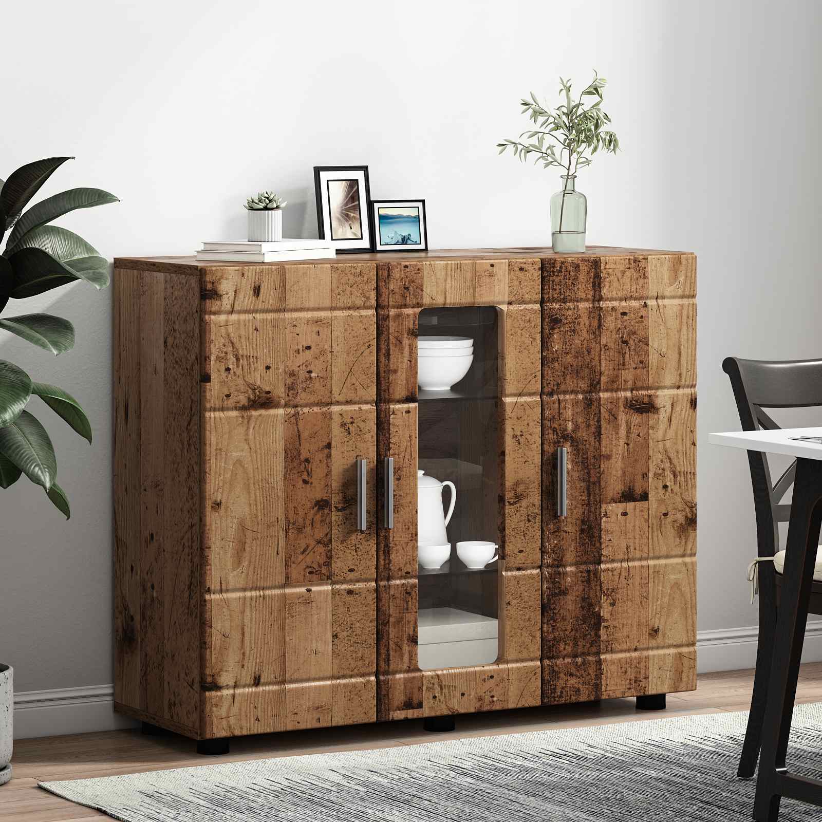 Holzschrank Altholz Holzwerkstoff