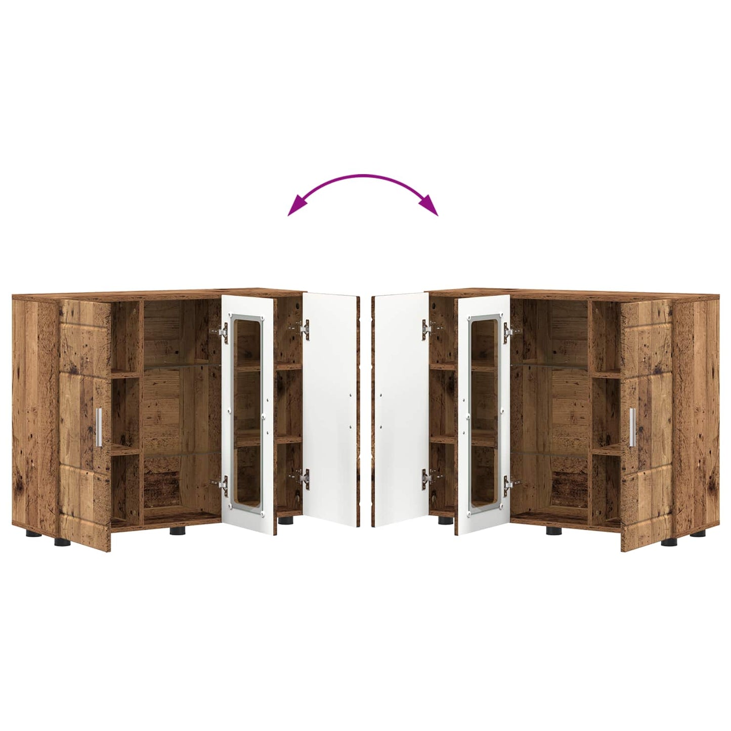 Holzschrank Altholz Holzwerkstoff