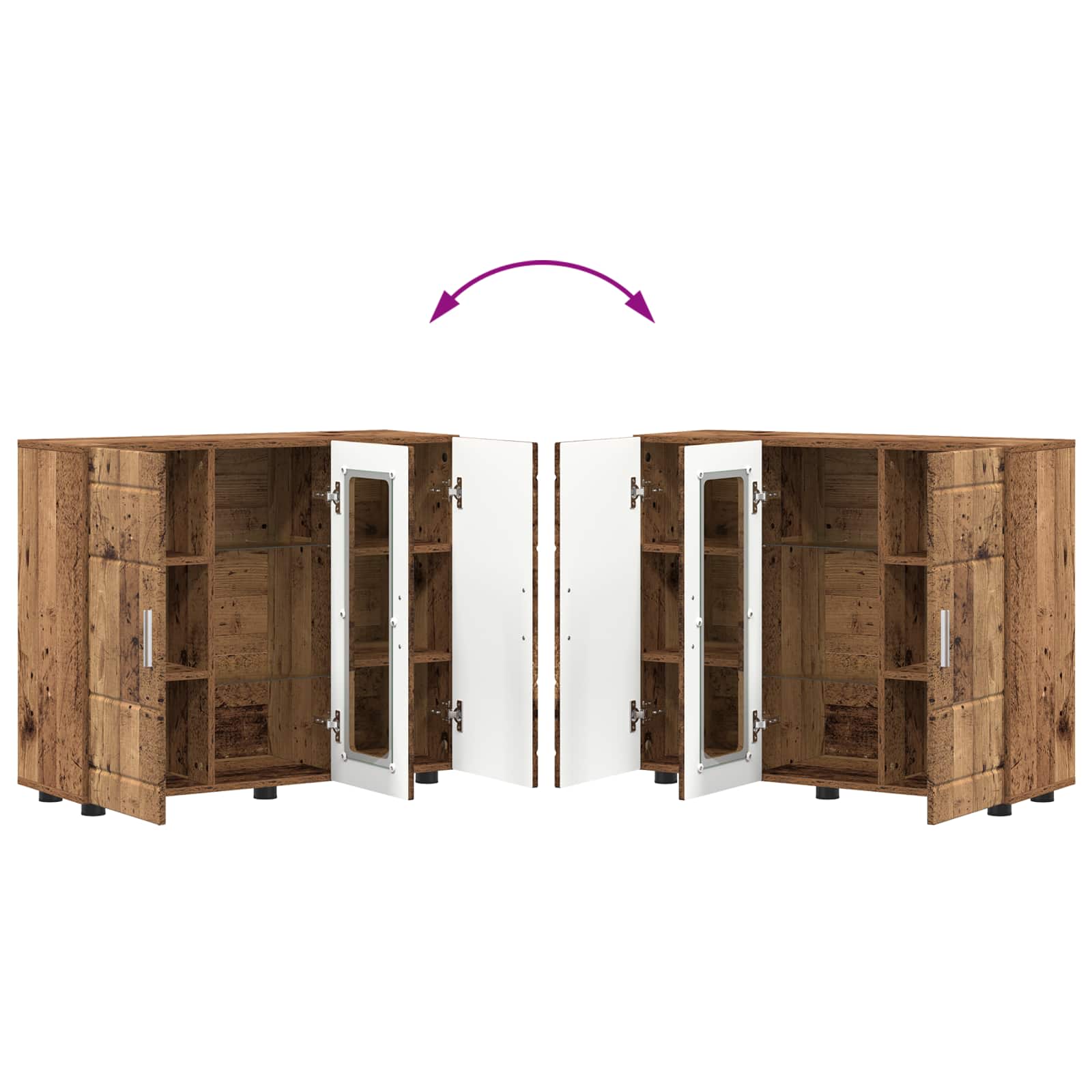 Holzschrank Altholz Holzwerkstoff