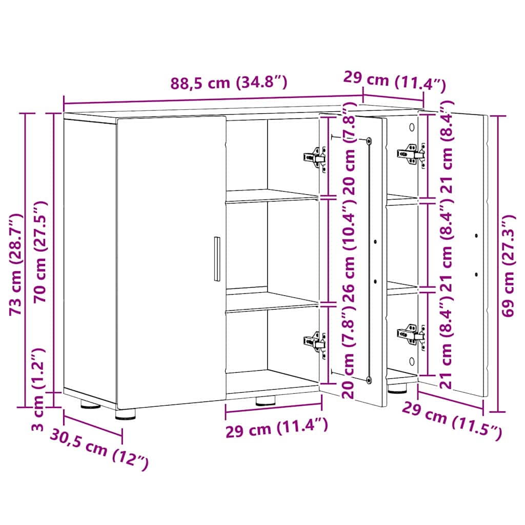 Holzschrank Altholz Holzwerkstoff