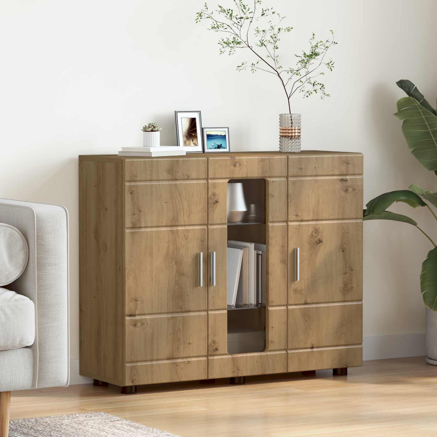 Holzschrank Artisan-Eiche Holzwerkstoff