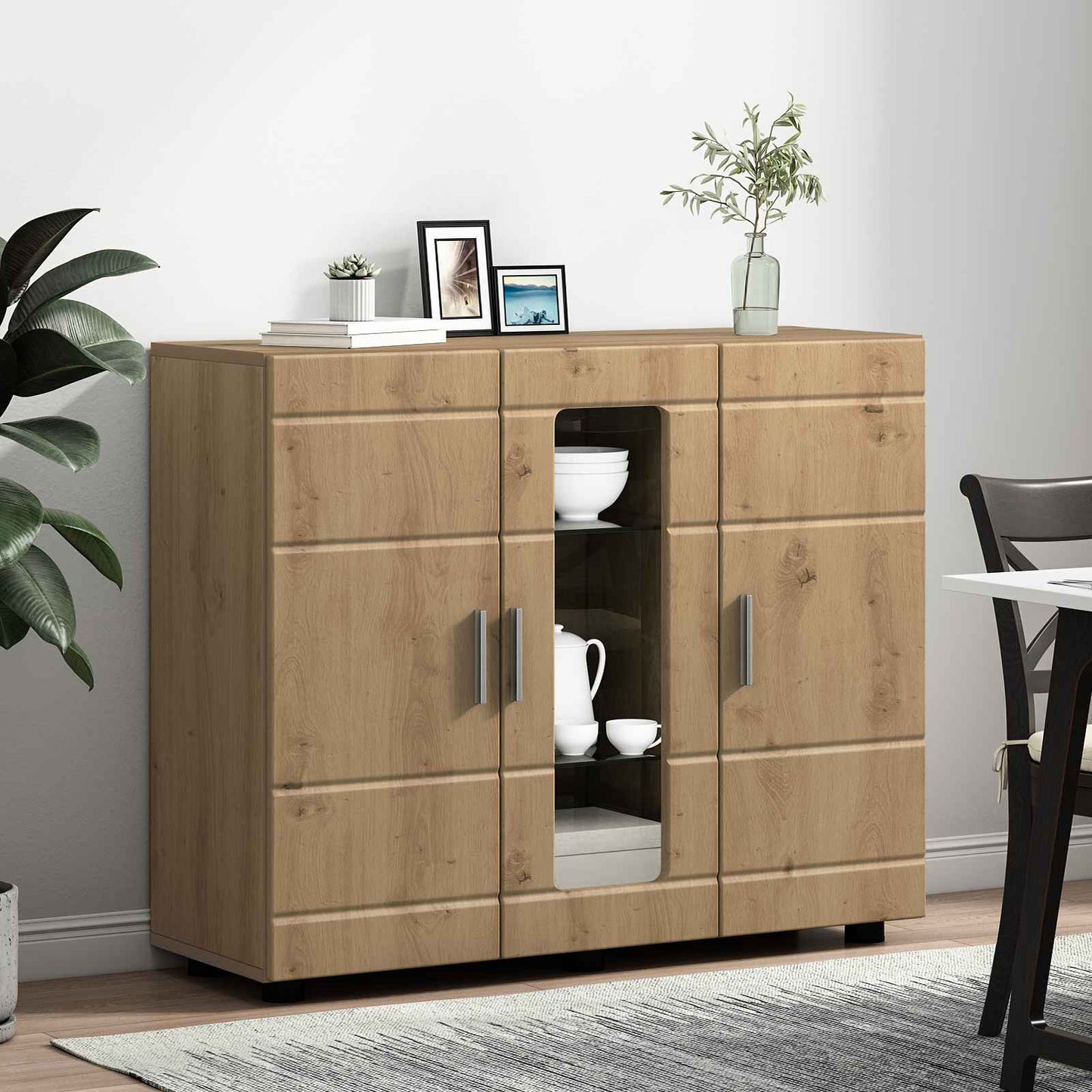 Holzschrank Artisan-Eiche Holzwerkstoff