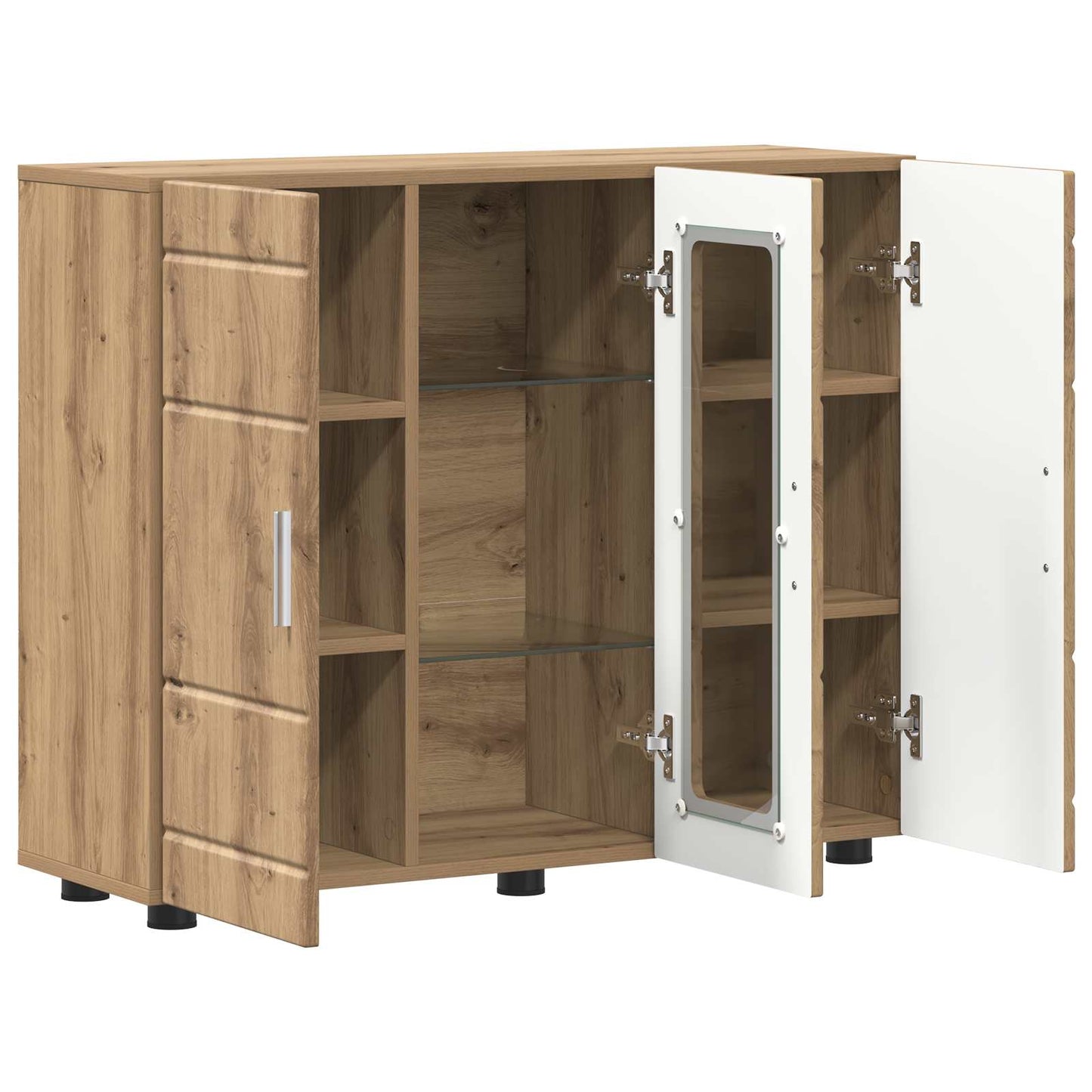 Holzschrank Artisan-Eiche Holzwerkstoff