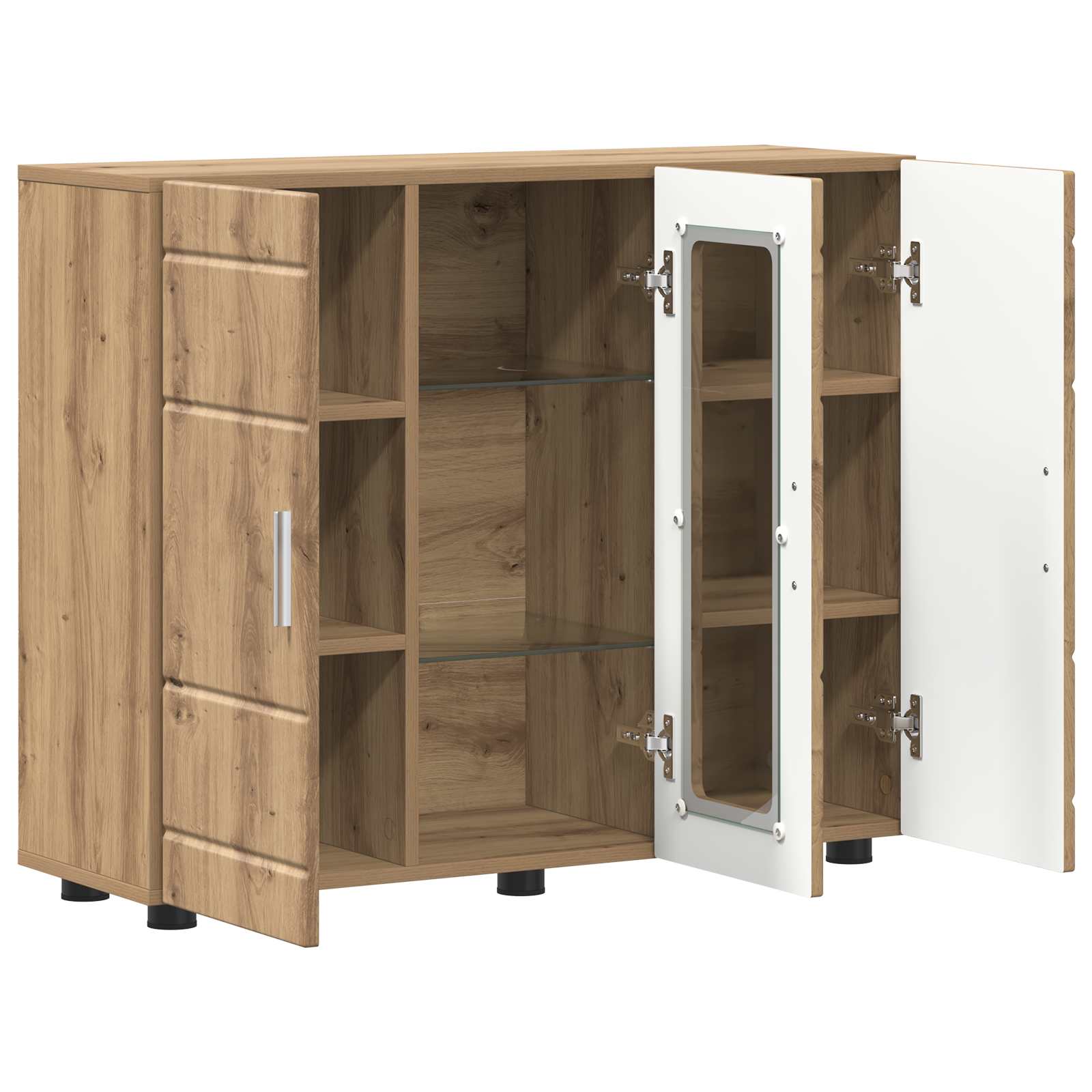 Holzschrank Artisan-Eiche Holzwerkstoff