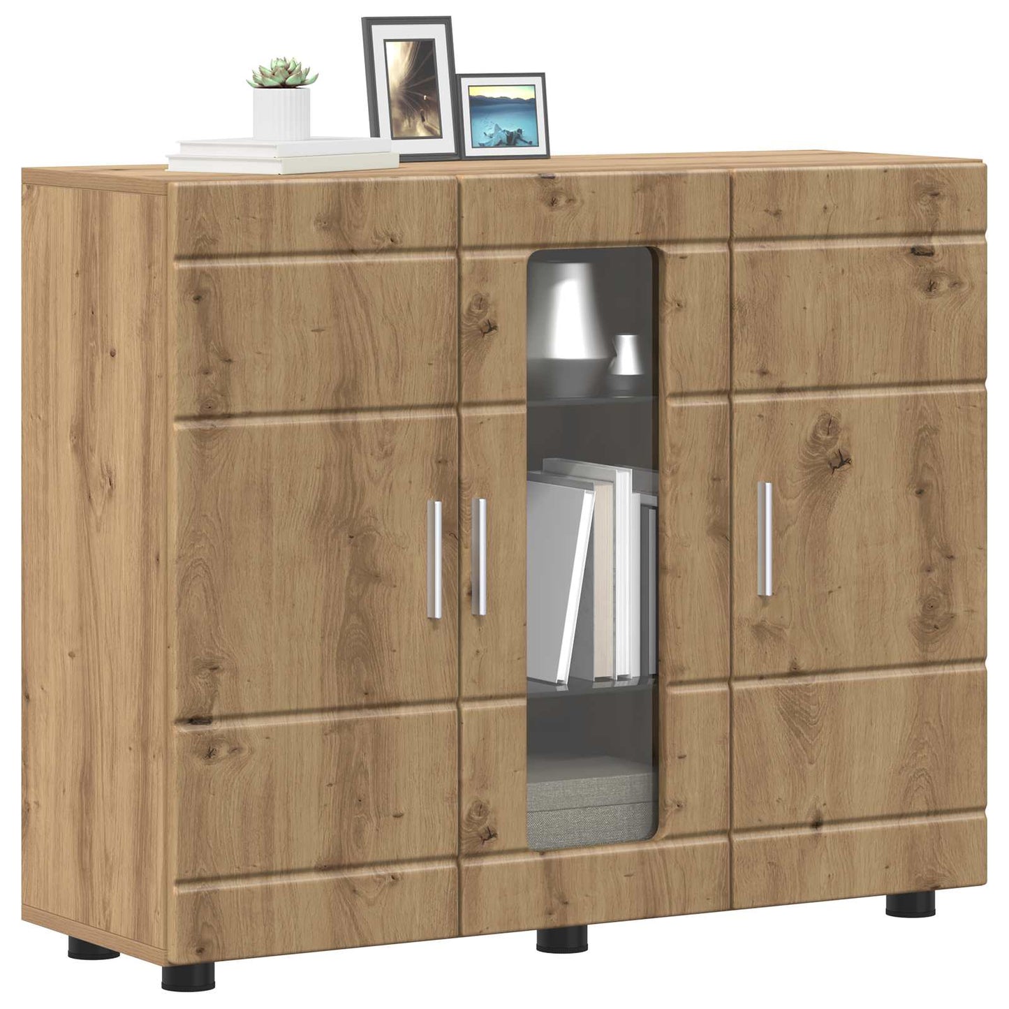 Holzschrank Artisan-Eiche Holzwerkstoff