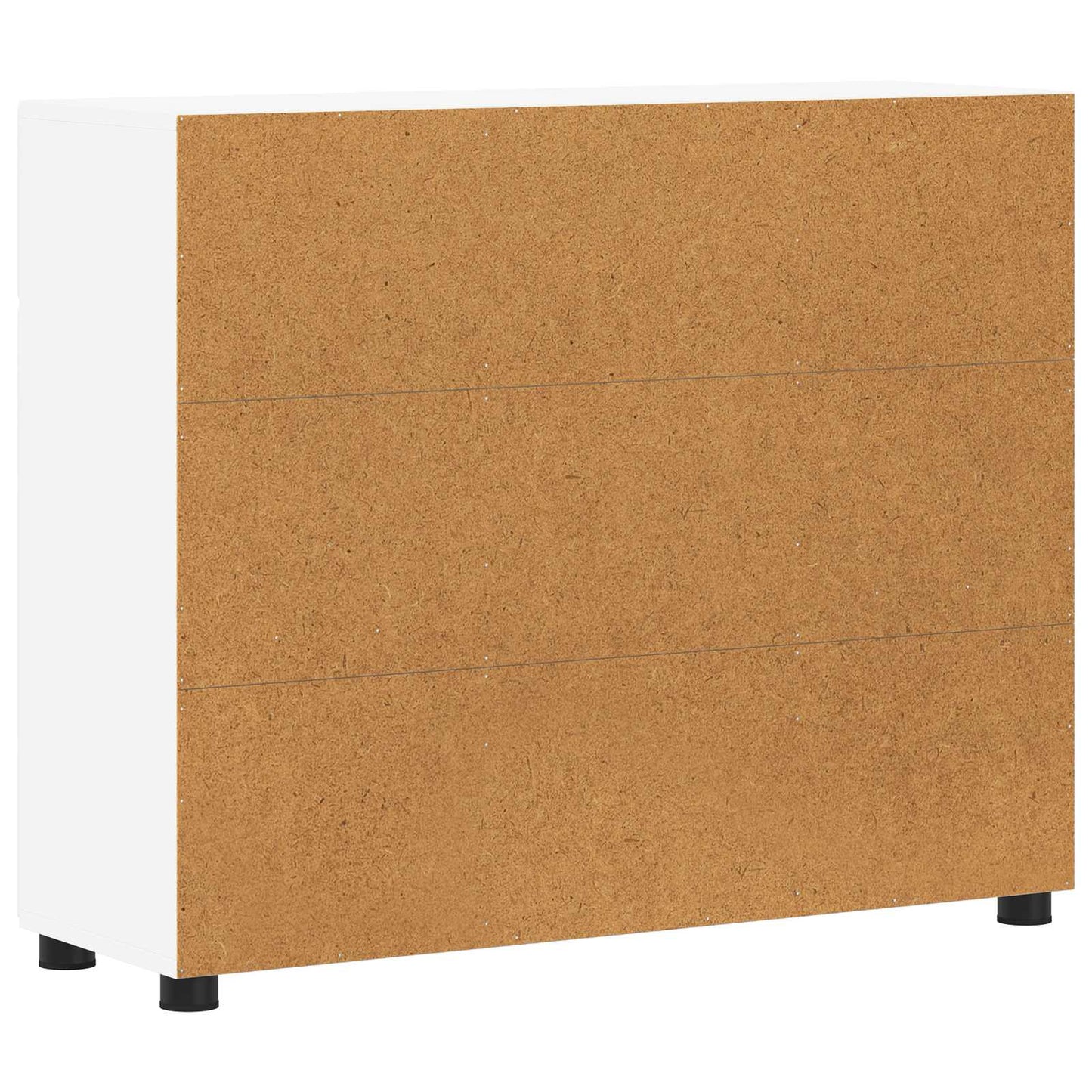 Sideboard FLORIN 88,5 x 30,5 x 73 cm Weiß Holzwerkstoff
