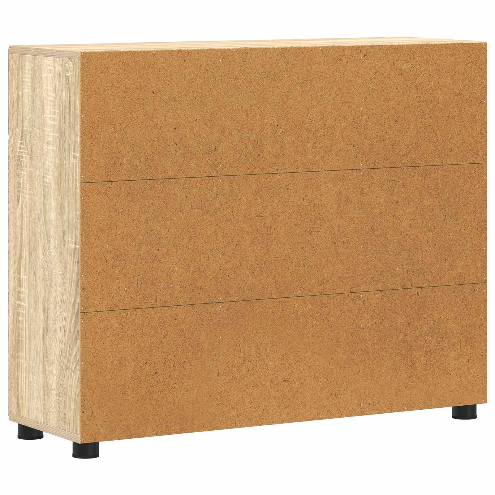 Sideboard FLORIN 88,5 x 30,5 x 73 cm Sonoma-Eiche Holzwerkstoff