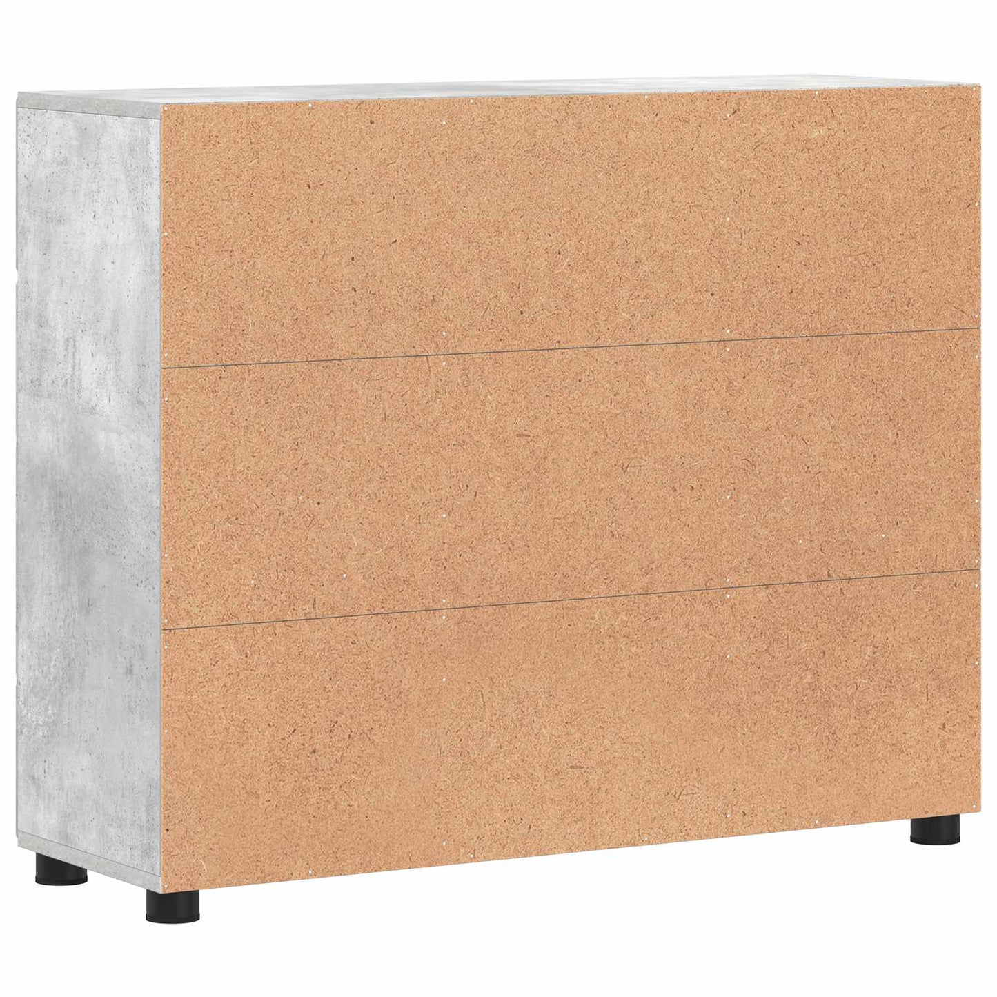 Sideboard FLORIN 88,5 x 30,5 x 73 cm Beton Grau Holzwerkstoff
