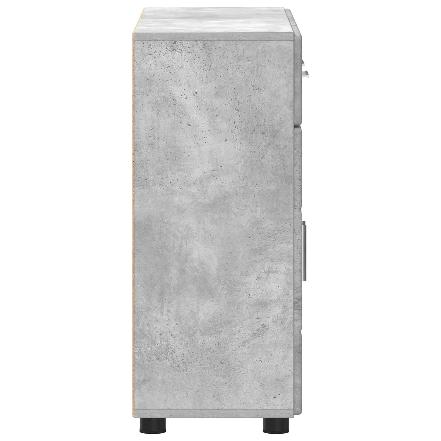 Sideboard FLORIN 88,5 x 30,5 x 73 cm Beton Grau Holzwerkstoff