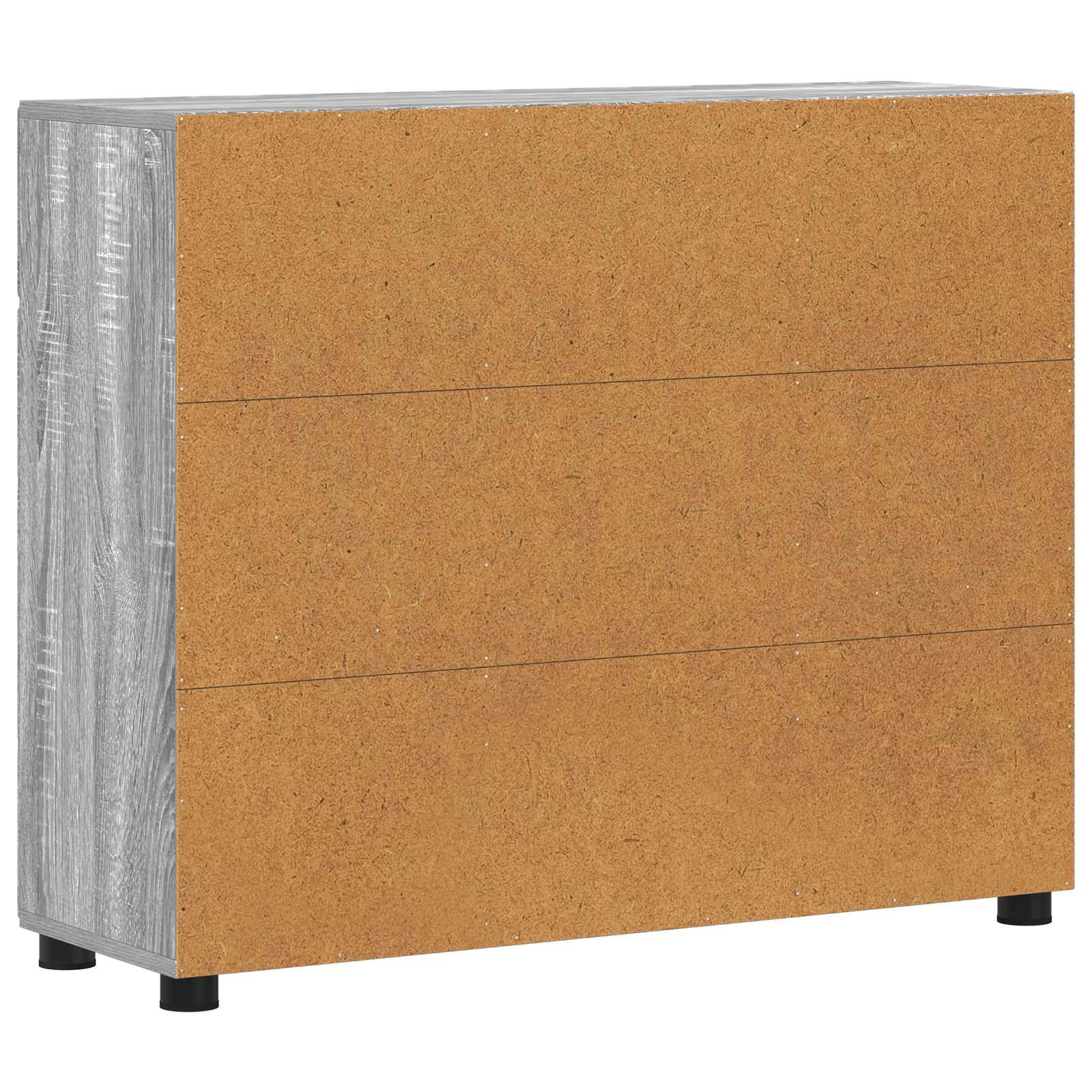 Sideboard FLORIN 88,5 x 30,5 x 73 cm Graues Sonoma