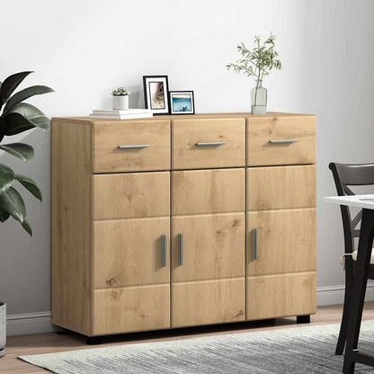Sideboard FLORIN 88,5 x 30,5 x 73 cm Artisan-Eiche