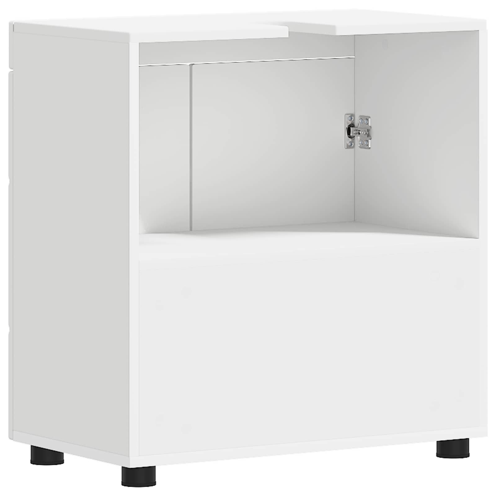 Badezimmerschrank-Set TULUM Weiß 60 x 34 x 63 cm Holzwerkstoff