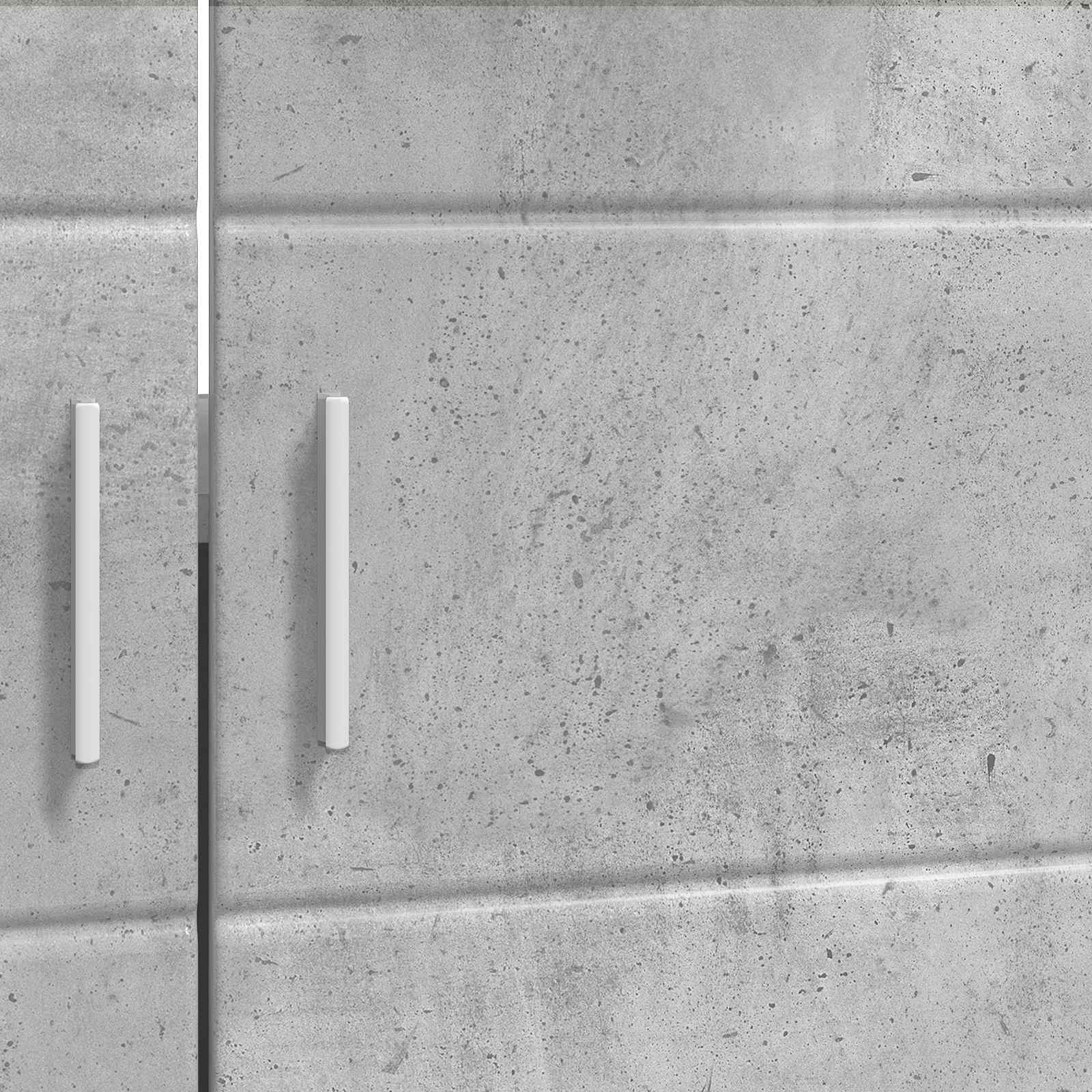 Badezimmerschrank-Set TULUM Beton Grau 60 x 34 x 63 cm